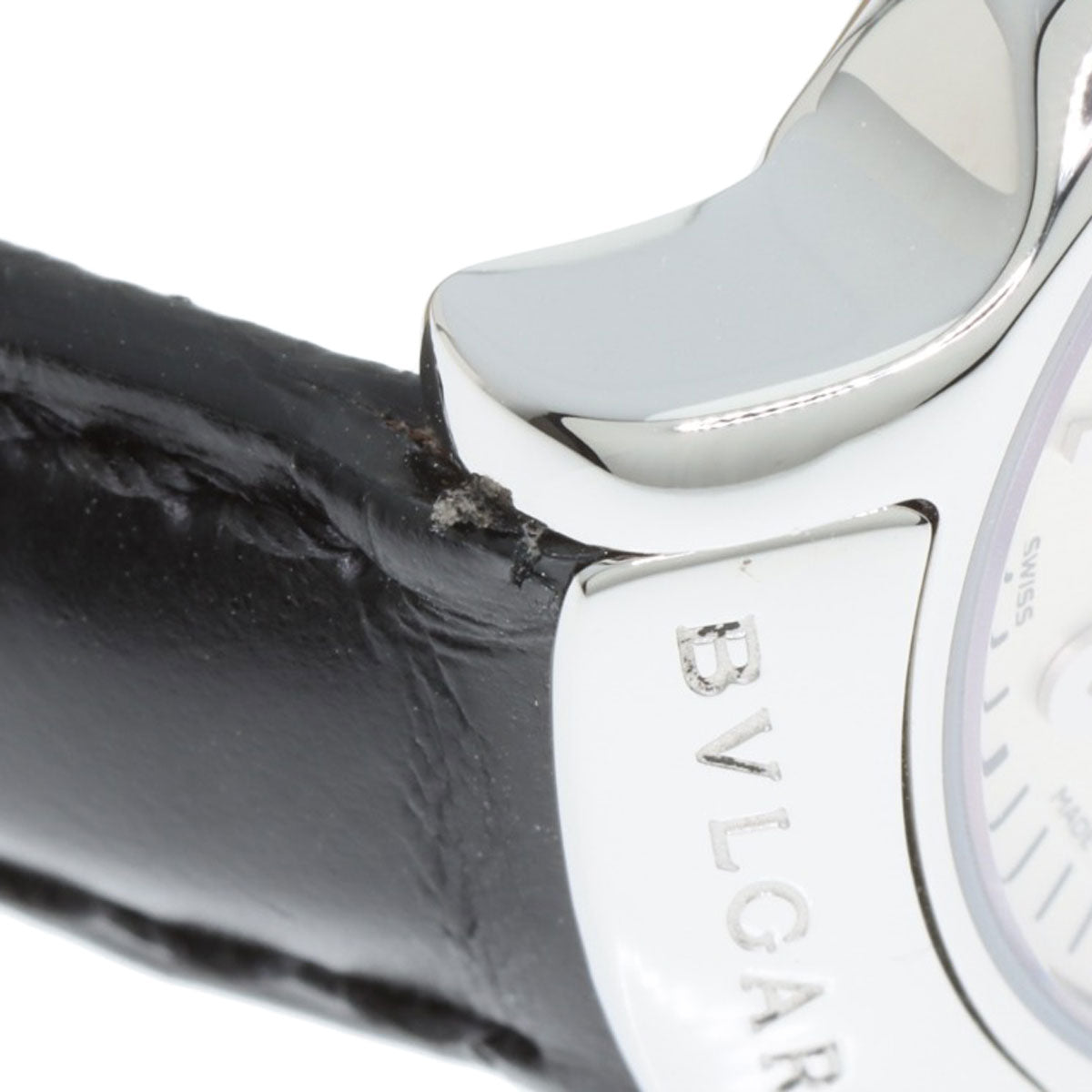 BVLGARI Solo tempo Watches ST29C6SLD Stainless Steel/Leather Ladies