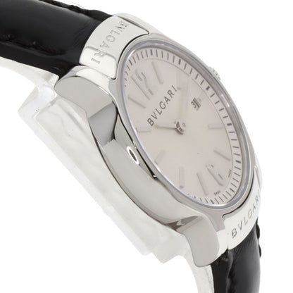 BVLGARI Solo tempo Watches ST29C6SLD Stainless Steel/Leather Ladies