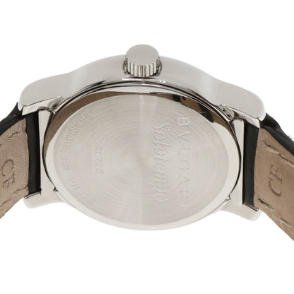 BVLGARI Solo tempo Watches ST29C6SLD Stainless Steel/Leather Ladies
