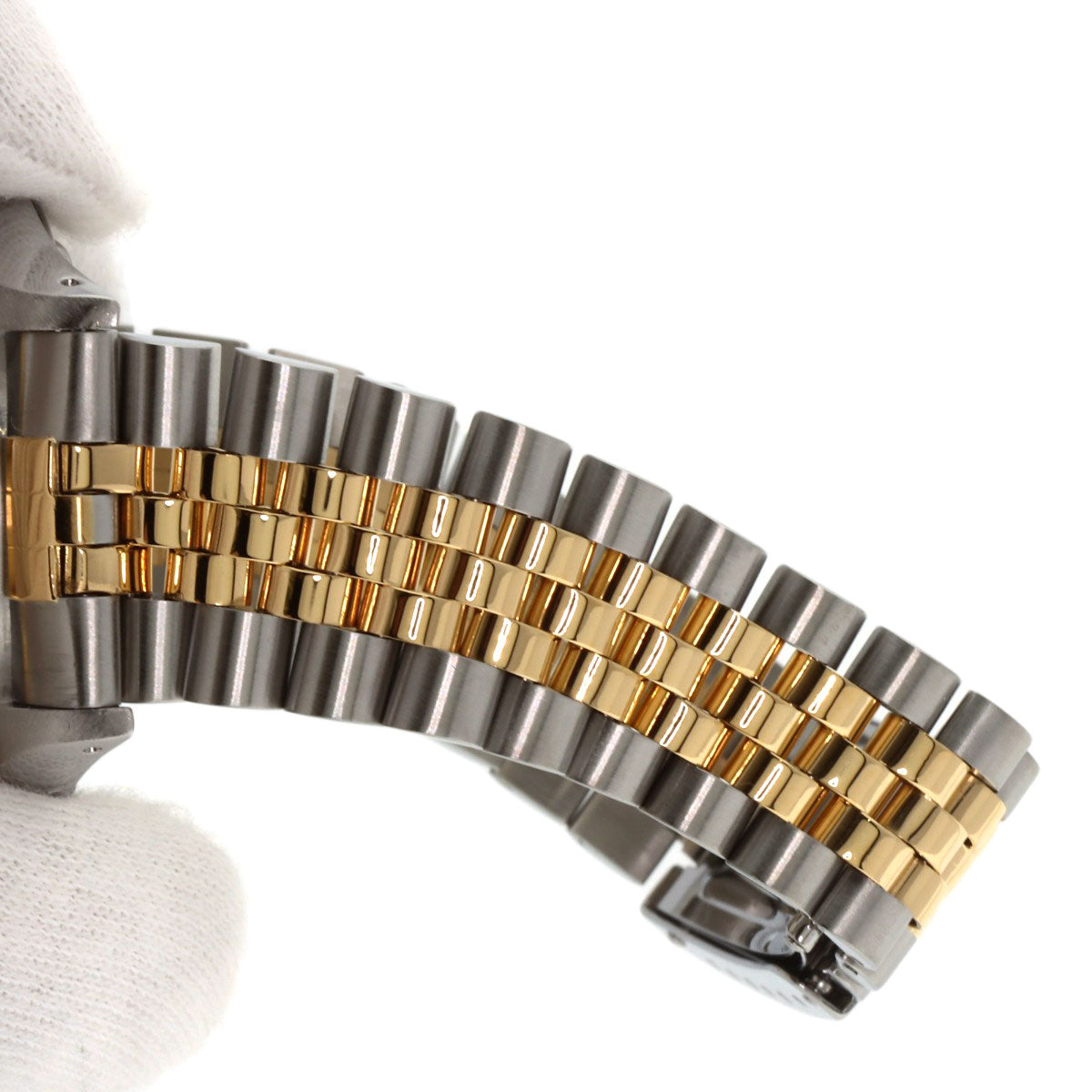 ROLEX DATEJUST 10P Diamond Watches 16233G Stainless Steel/SSxK18YG mens