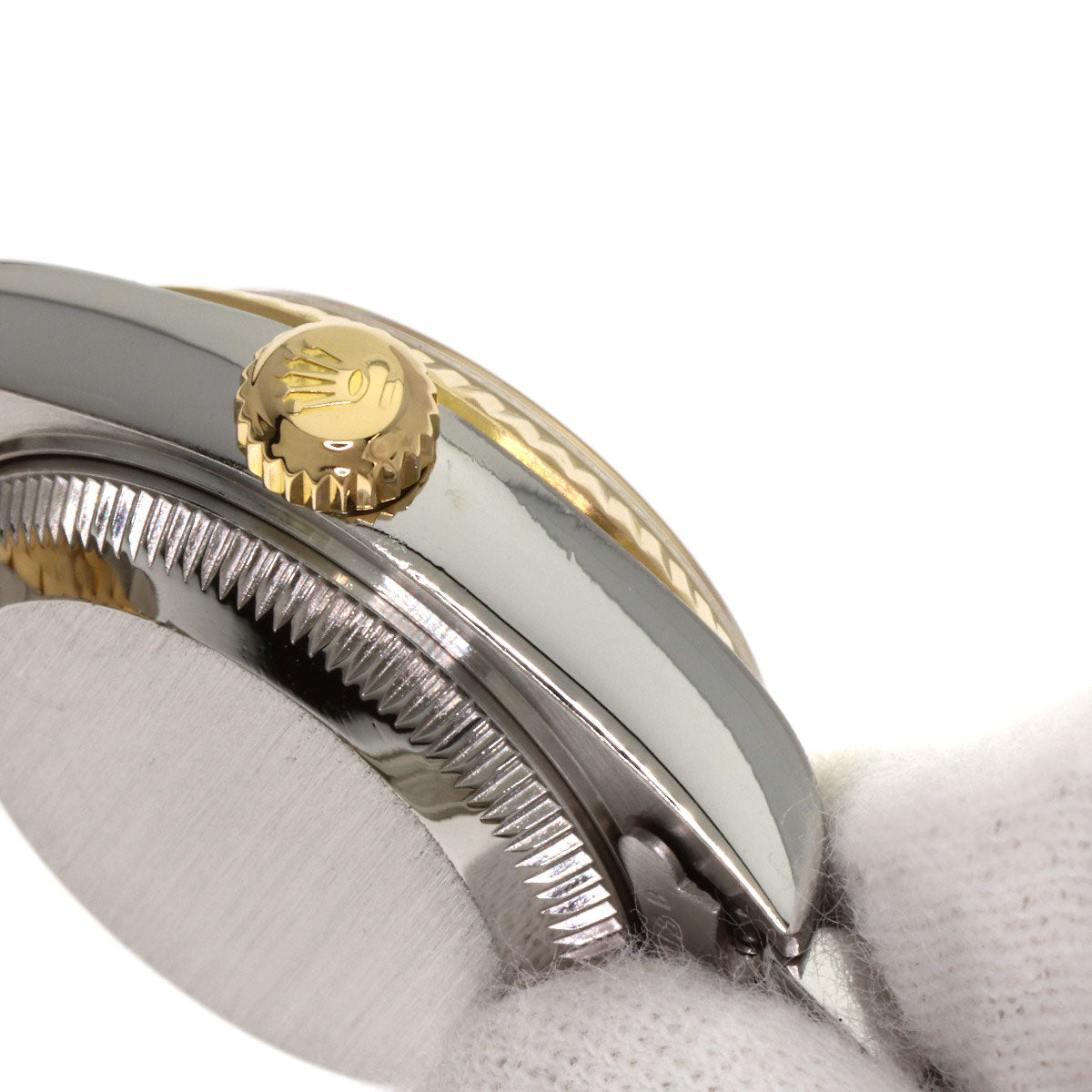 ROLEX DATEJUST 10P Diamond Watches 79173G Stainless Steel/SSxK18YG Ladies