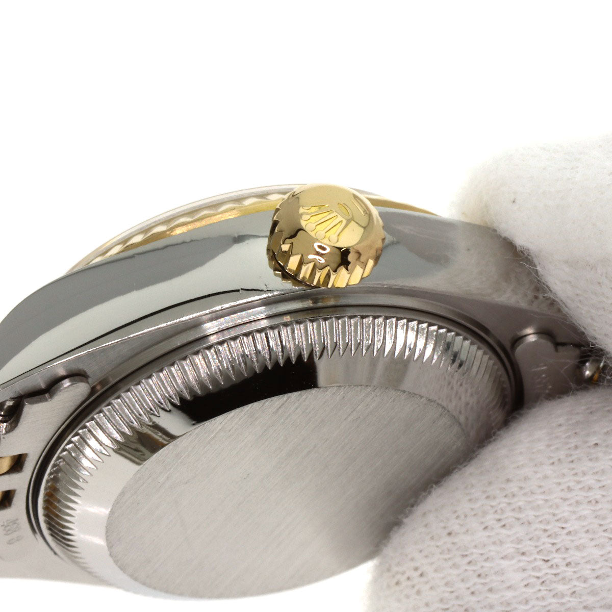 ROLEX DATEJUST 10P Diamond Watches 79173G Stainless Steel/SSxK18YG Ladies