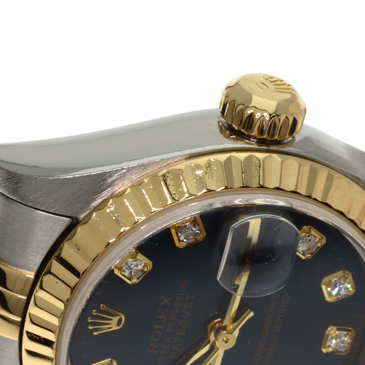 ROLEX DATEJUST 10P Diamond Watches 79173G Stainless Steel/SSxK18YG Ladies