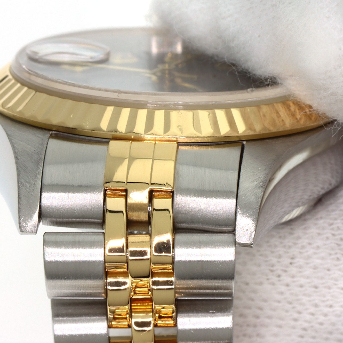 ROLEX DATEJUST 10P Diamond Watches 79173G Stainless Steel/SSxK18YG Ladies