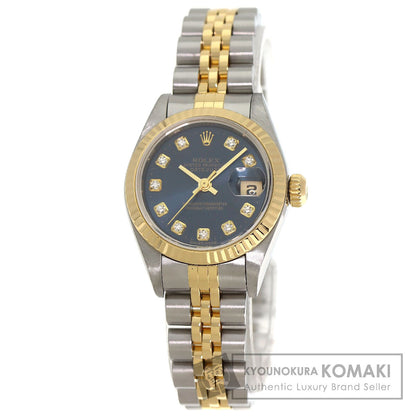 ROLEX DATEJUST 10P Diamond Watches 79173G Stainless Steel/SSxK18YG Ladies