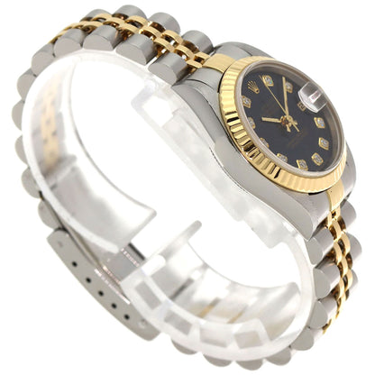 ROLEX DATEJUST 10P Diamond Watches 79173G Stainless Steel/SSxK18YG Ladies
