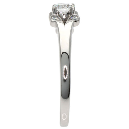 CARTIER Ballerina Diamond #47 Ring Platinum PT950 Ladies [Used]