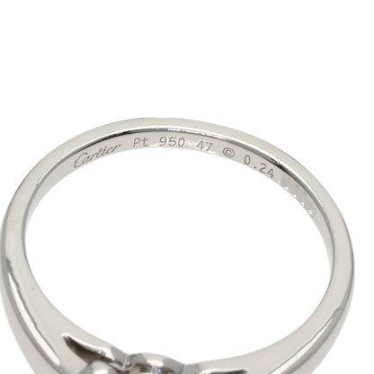 CARTIER Ballerina Diamond #47 Ring Platinum PT950 Ladies [Used]
