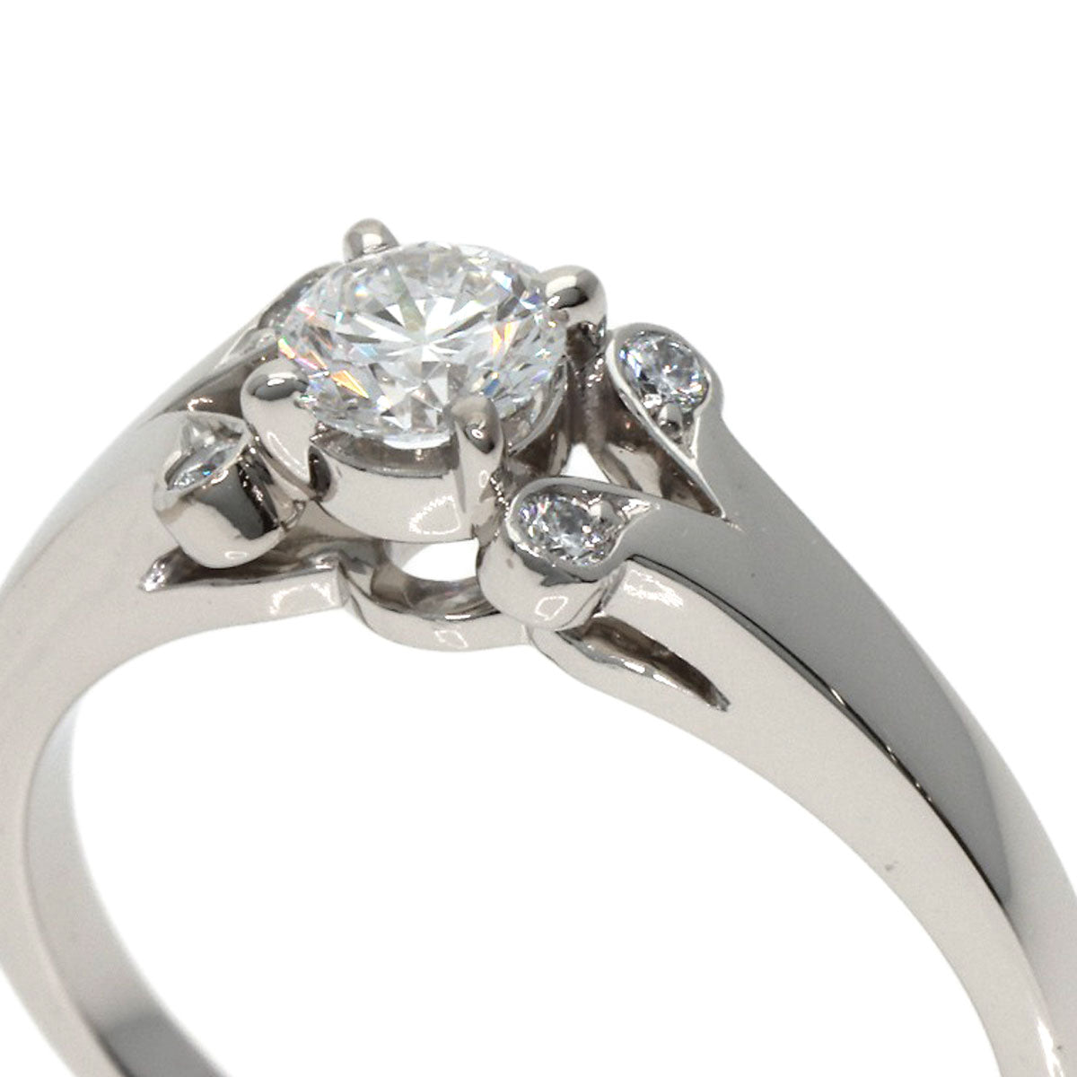 CARTIER Ballerina Diamond #47 Ring Platinum PT950 Ladies [Used]
