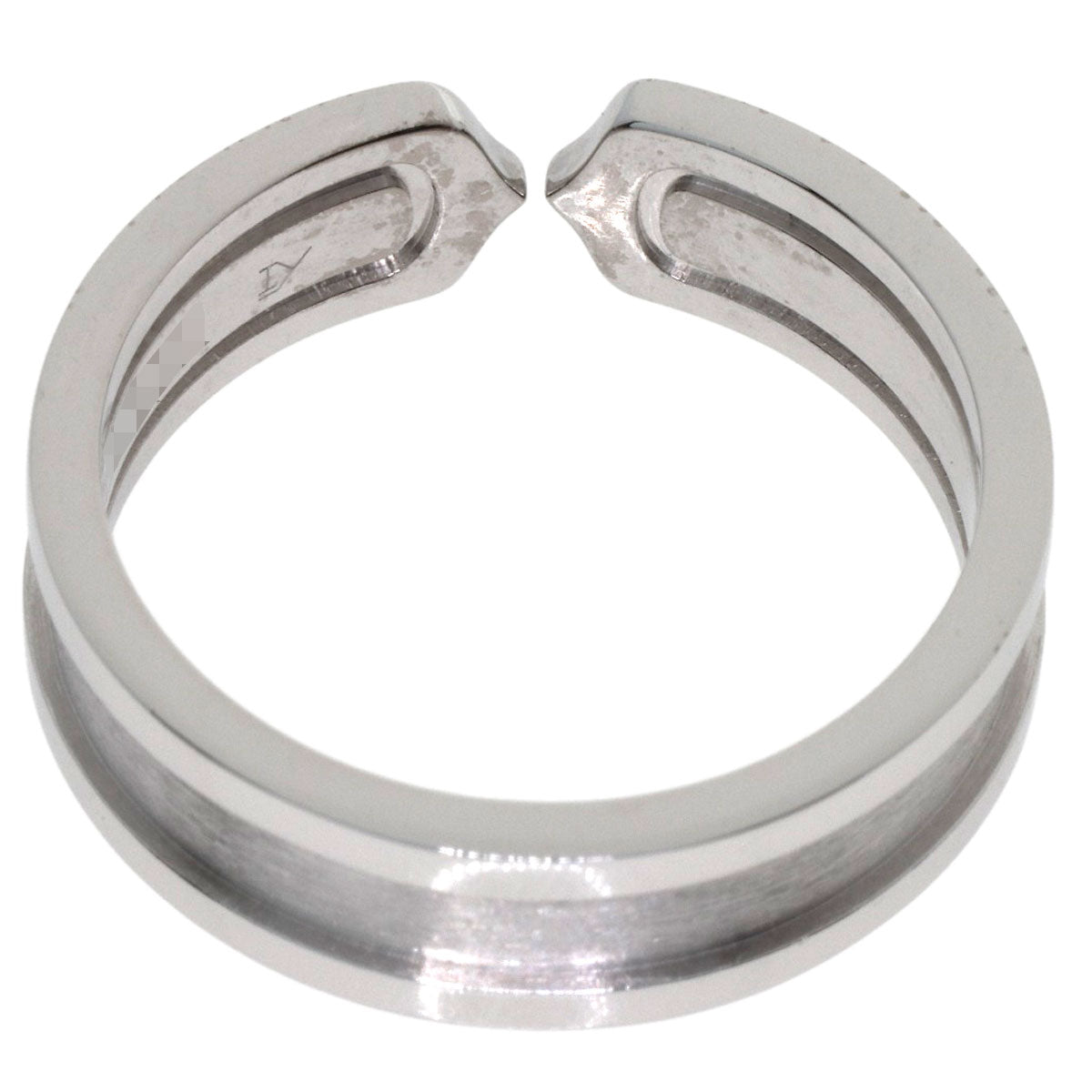CARTIER C2 Ring SM #61 Ring K18 White Gold unisex [Used]