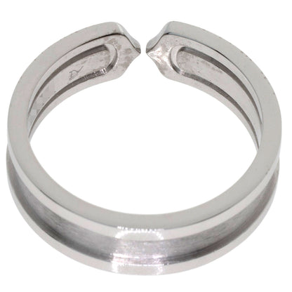 CARTIER C2 Ring SM #61 Ring K18 White Gold unisex [Used]