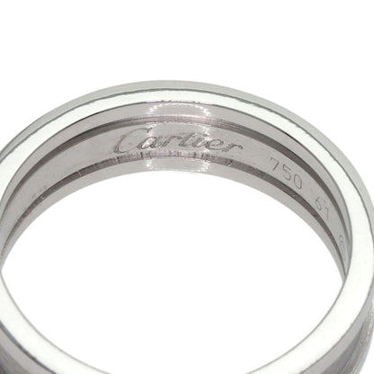 CARTIER C2 Ring SM #61 Ring K18 White Gold unisex [Used]