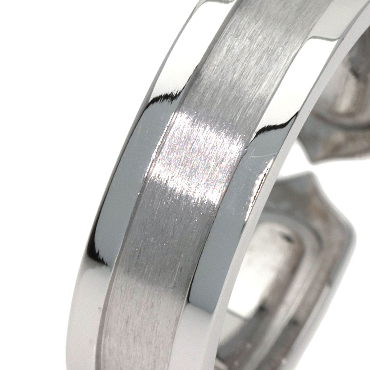 CARTIER C2 Ring SM #61 Ring K18 White Gold unisex [Used]