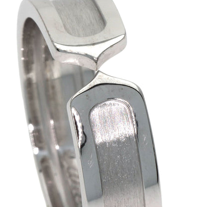 CARTIER C2 Ring SM #61 Ring K18 White Gold unisex [Used]