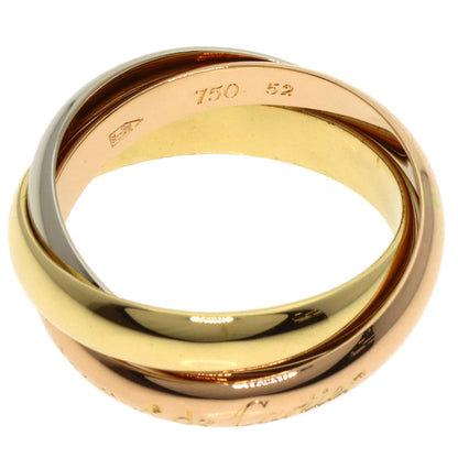 CARTIER Trinity #52 Ring K18 Yellow Gold K18 White GoldLadies [Used]