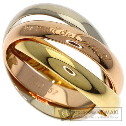CARTIER Trinity #52 Ring K18 Yellow Gold K18 White GoldLadies [Used]