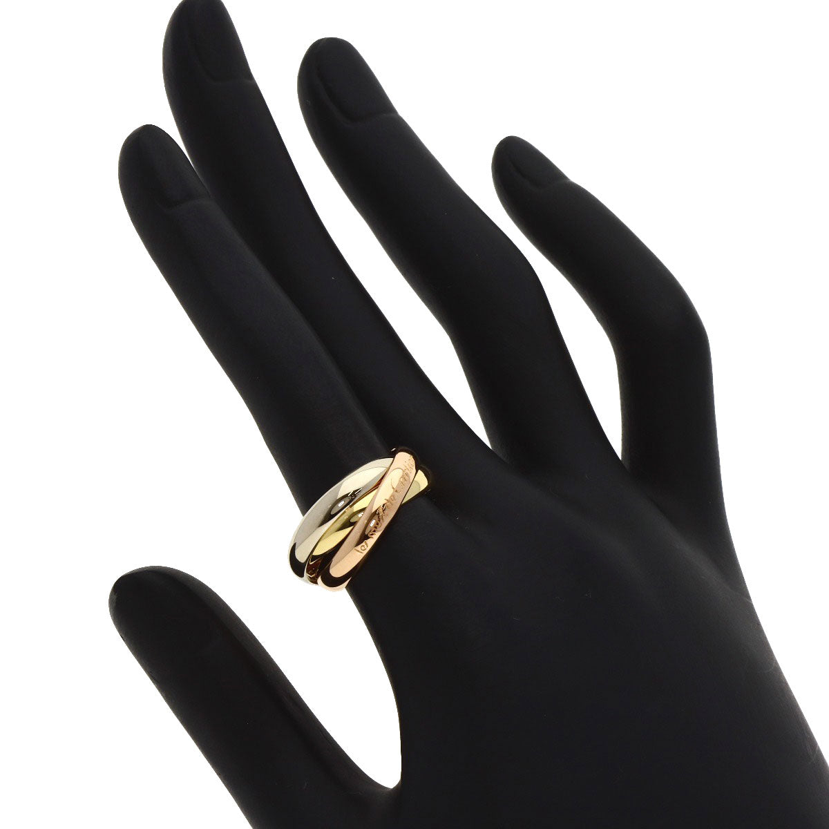 CARTIER Trinity #52 Ring K18 Yellow Gold K18 White GoldLadies [Used]