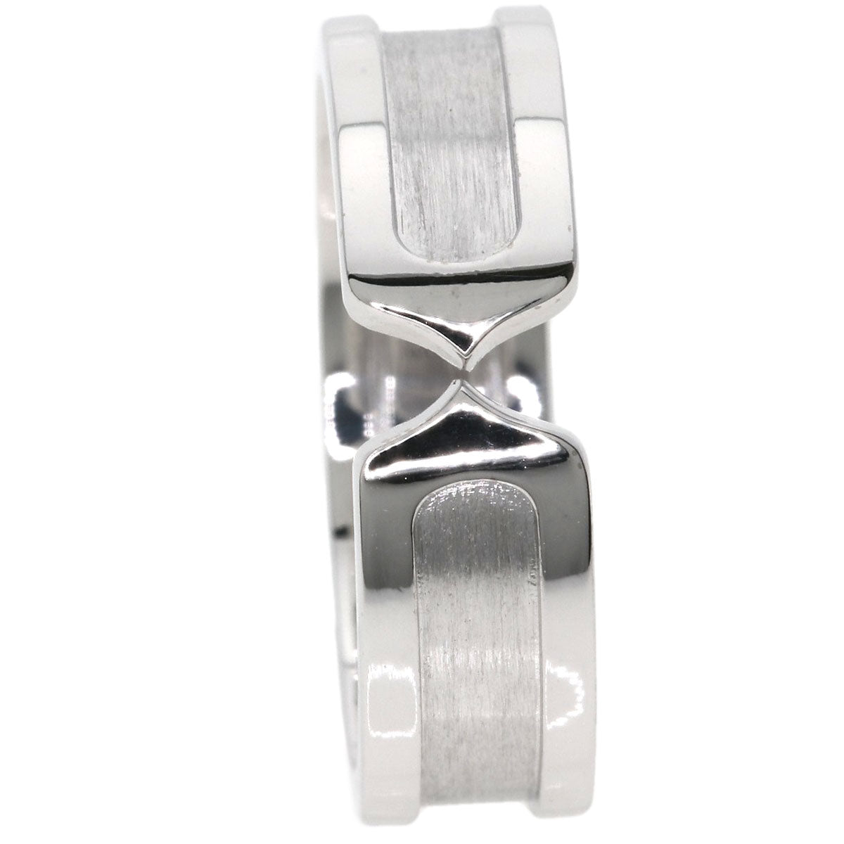 CARTIER C2 Ring SM #60 Ring K18 White Gold Ladies [Used]