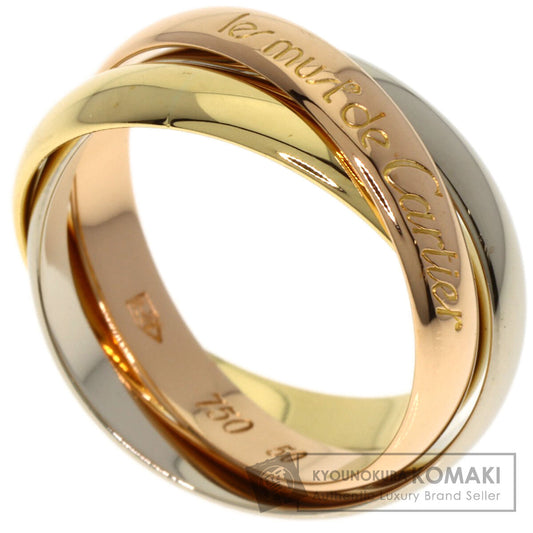 CARTIER Trinity #50 Ring K18 Yellow Gold K18 White GoldLadies [Used]