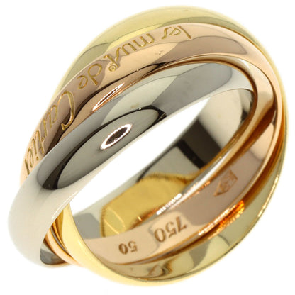 CARTIER Trinity #50 Ring K18 Yellow Gold K18 White GoldLadies [Used]