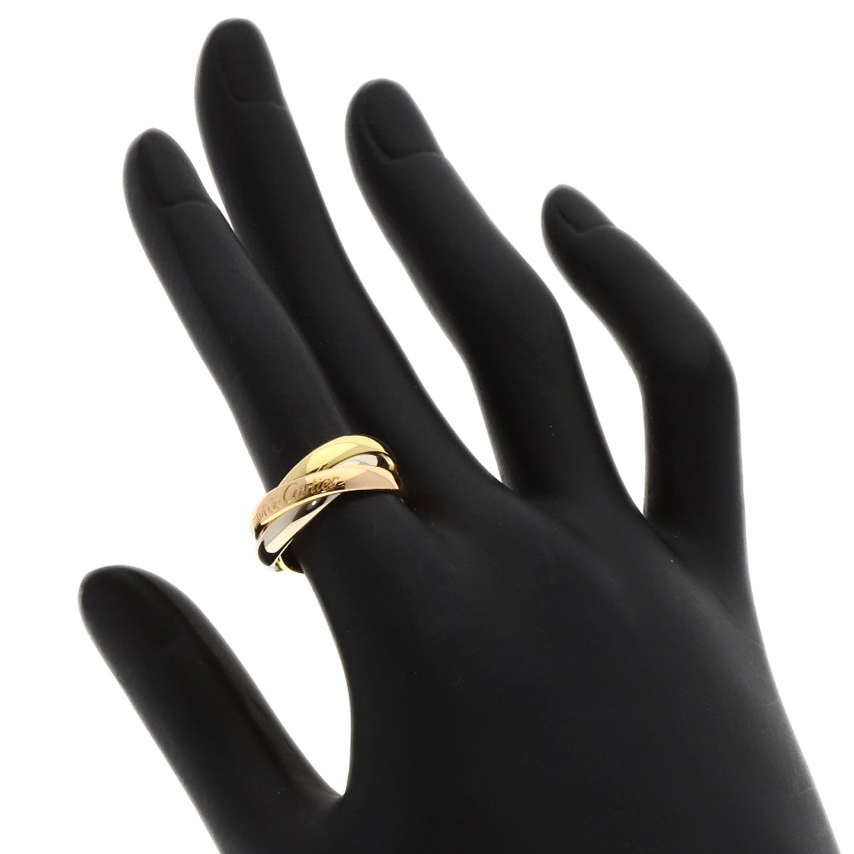 CARTIER Trinity #50 Ring K18 Yellow Gold K18 White GoldLadies [Used]