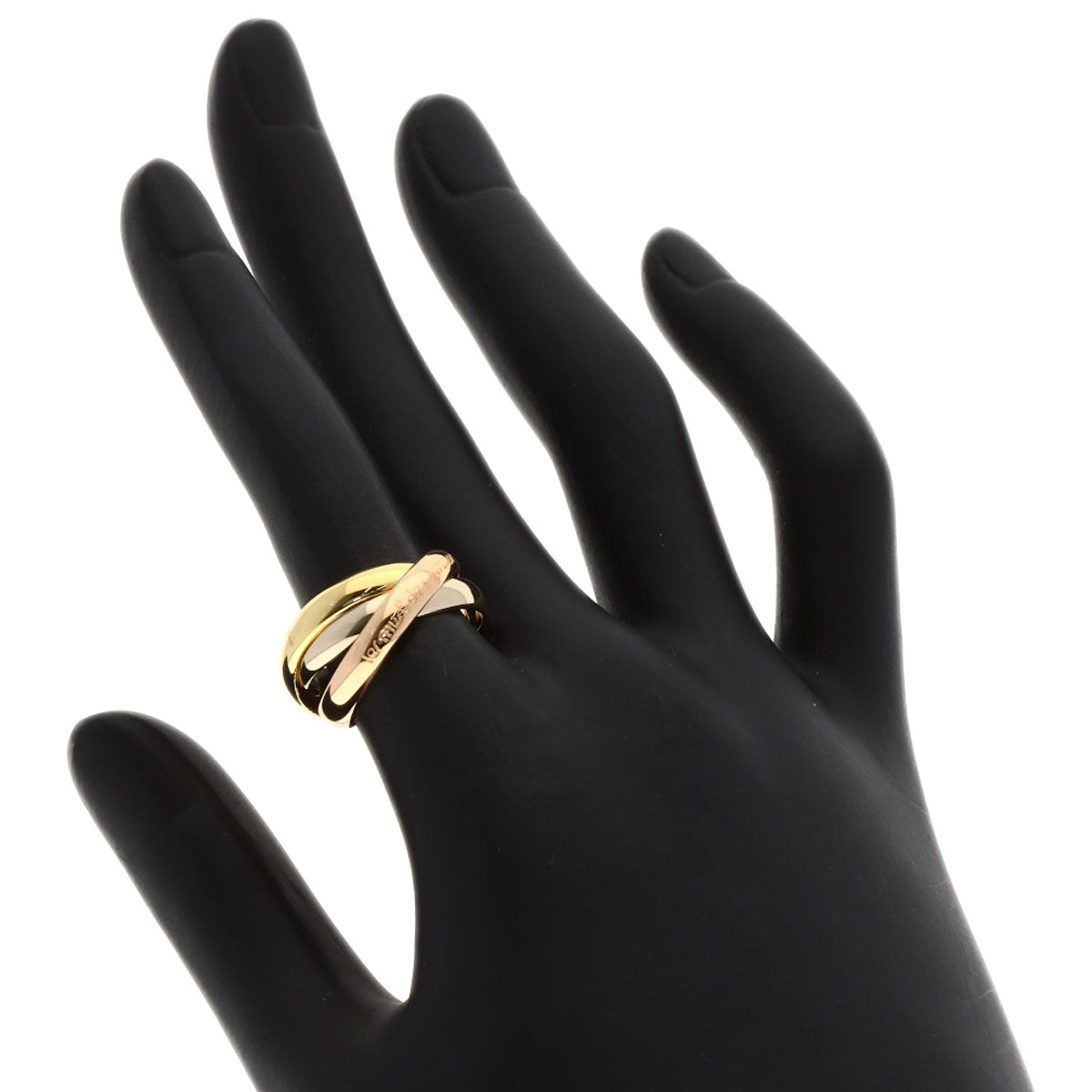 CARTIER Trinity #51 Ring K18 Yellow Gold K18 White GoldLadies [Used]