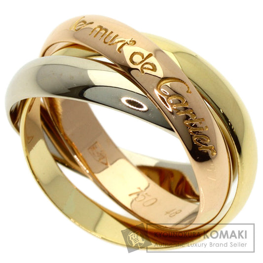 CARTIER Trinity #48 Ring K18 Yellow Gold K18 White GoldLadies [Used]