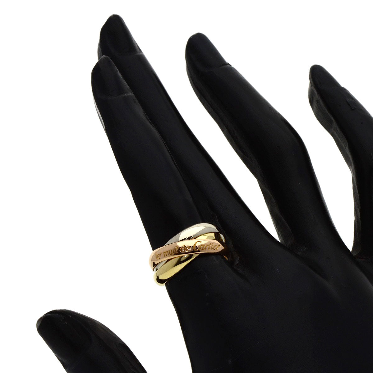 CARTIER Trinity #48 Ring K18 Yellow Gold K18 White GoldLadies [Used]