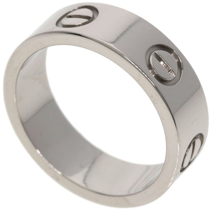 CARTIER love ring #49 Ring K18 White Gold Ladies [Used]
