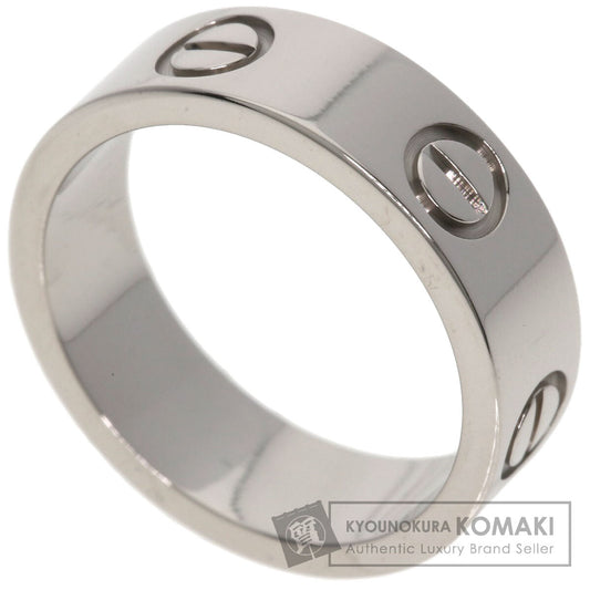CARTIER love ring #49 Ring K18 White Gold Ladies [Used]