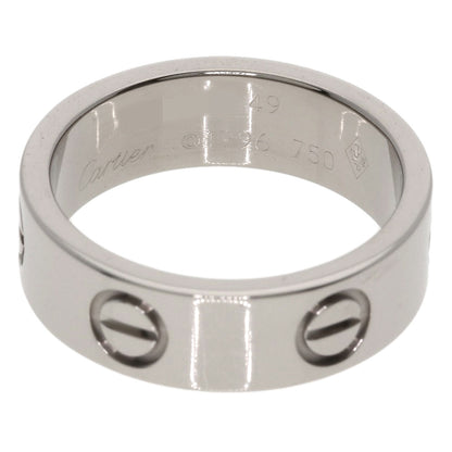 CARTIER love ring #49 Ring K18 White Gold Ladies [Used]