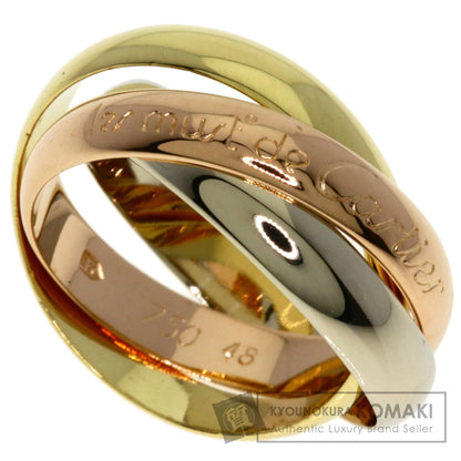 CARTIER Trinity #48 Ring K18 Yellow Gold K18 White GoldLadies [Used]