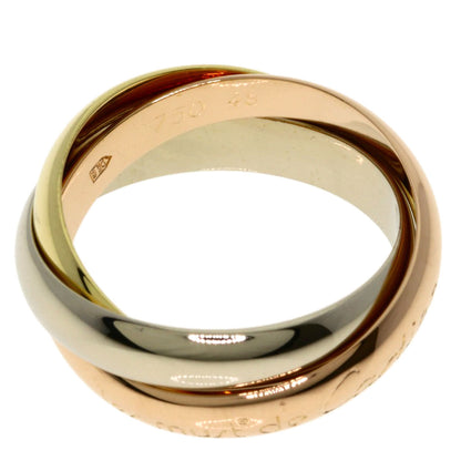 CARTIER Trinity #48 Ring K18 Yellow Gold K18 White GoldLadies [Used]