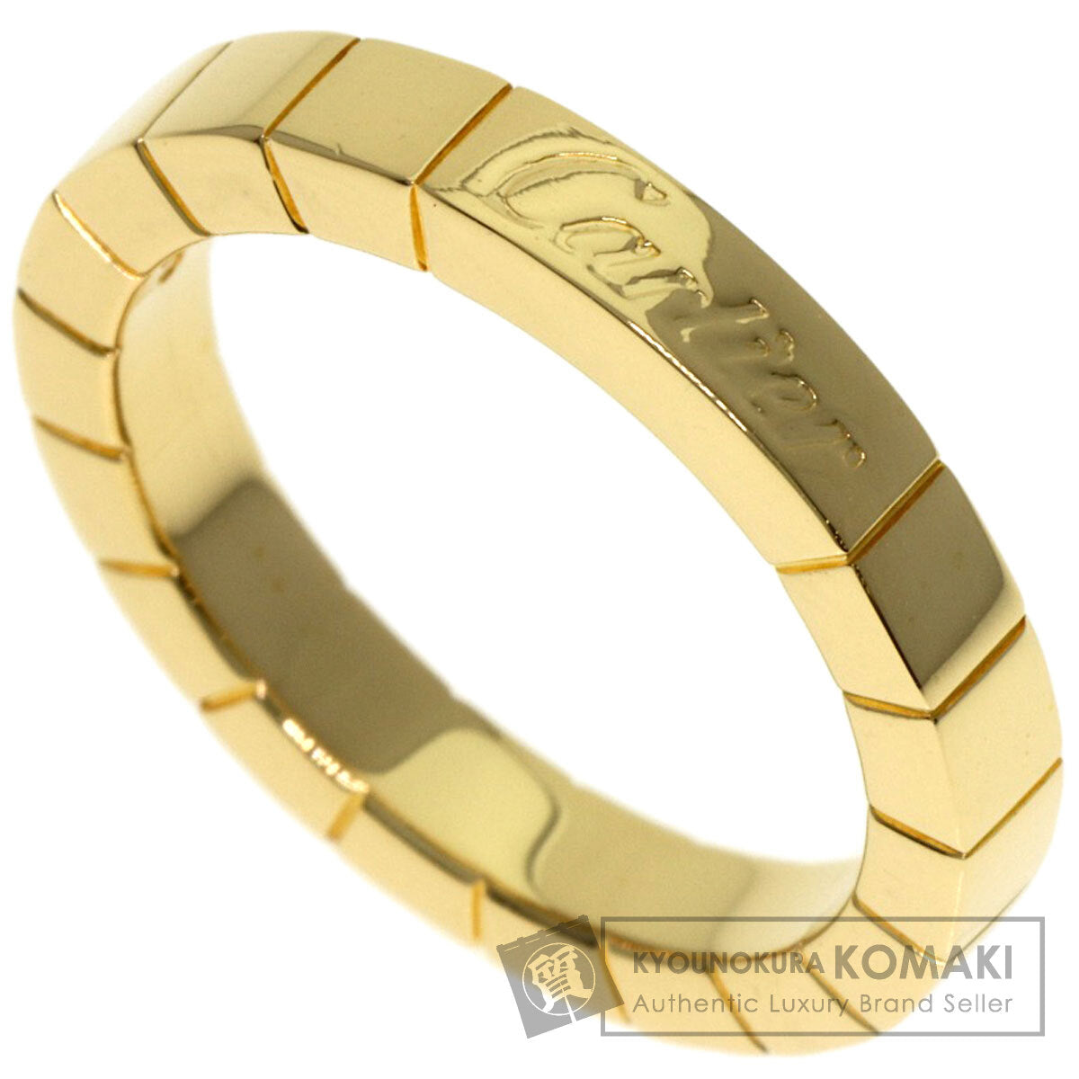 CARTIER Laniere # 48 Ring K18 Yellow Gold Ladies [Used]