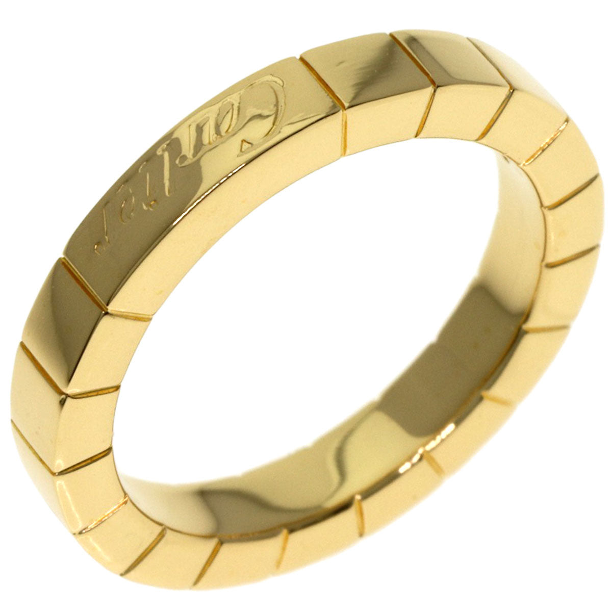 CARTIER Laniere # 48 Ring K18 Yellow Gold Ladies [Used]
