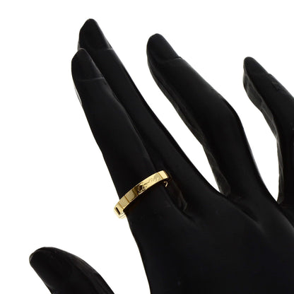 CARTIER Laniere # 48 Ring K18 Yellow Gold Ladies [Used]