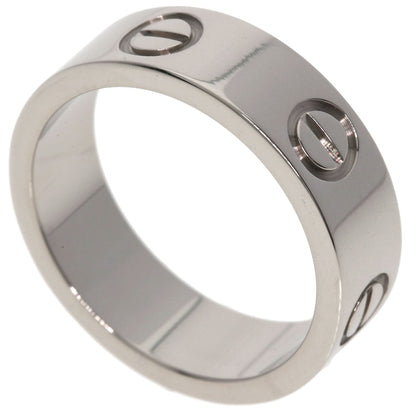 CARTIER love ring #49 Ring K18 White Gold Ladies [Used]