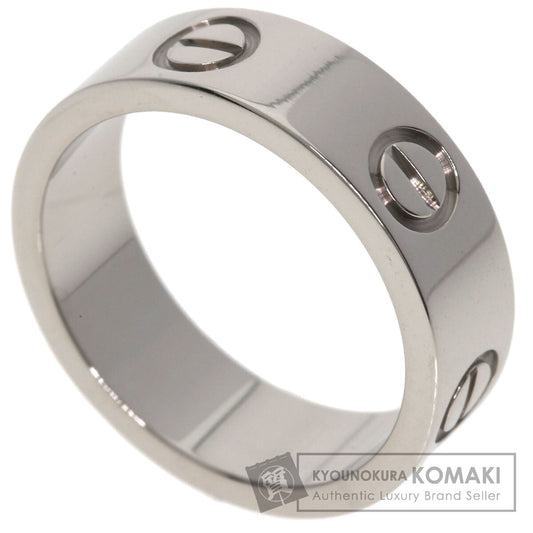 CARTIER love ring #49 Ring K18 White Gold Ladies [Used]