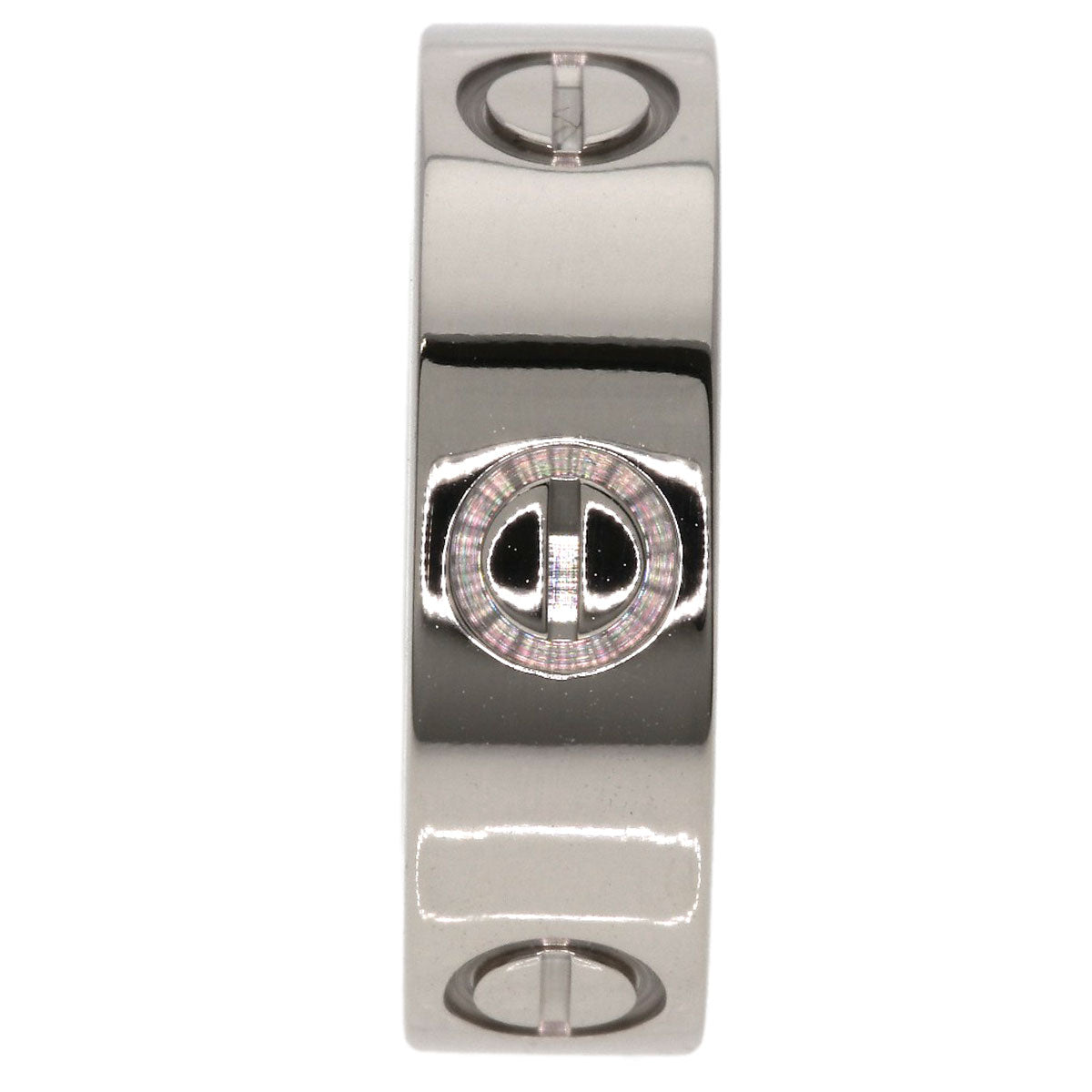 CARTIER love ring #49 Ring K18 White Gold Ladies [Used]