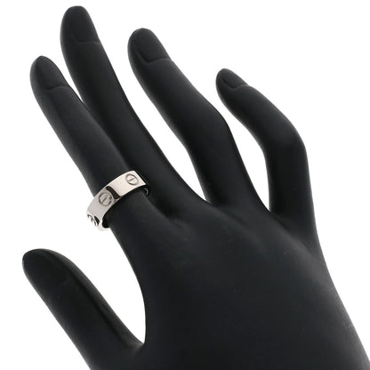 CARTIER love ring #49 Ring K18 White Gold Ladies [Used]