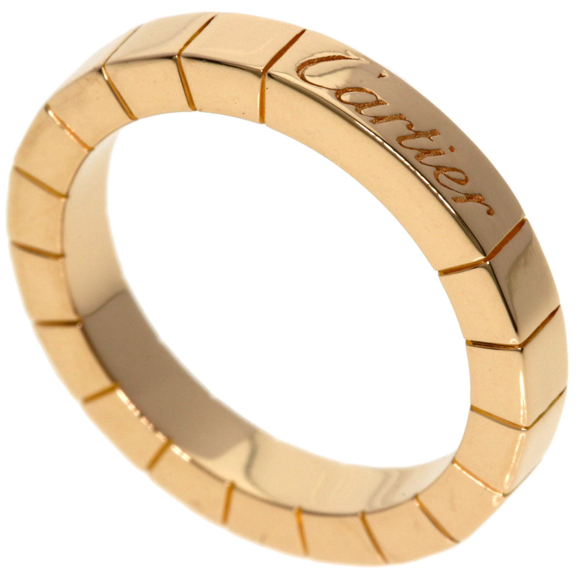 CARTIER Lanier # 47 Ring K18 Pink Gold Ladies [Used]