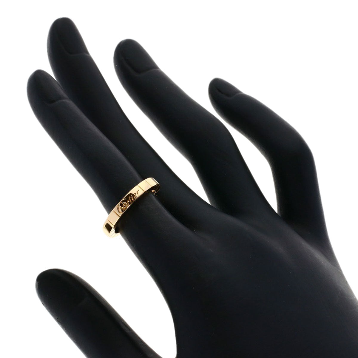 CARTIER Lanier # 47 Ring K18 Pink Gold Ladies [Used]