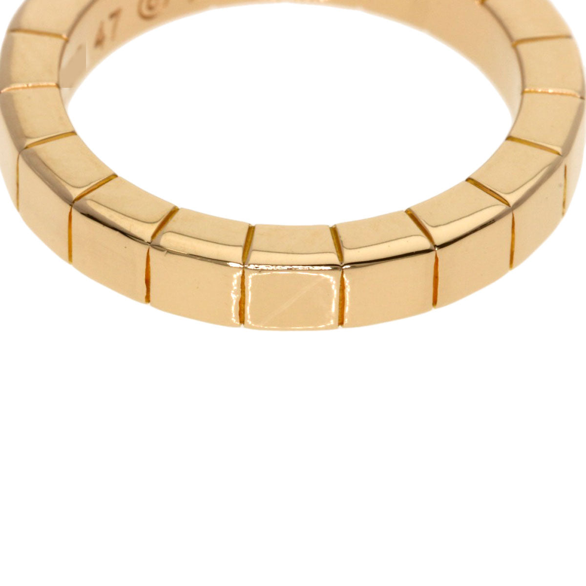CARTIER Lanier # 47 Ring K18 Pink Gold Ladies [Used]