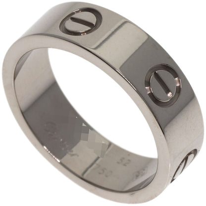 CARTIER love ring #52 Ring K18 White Gold Ladies [Used]