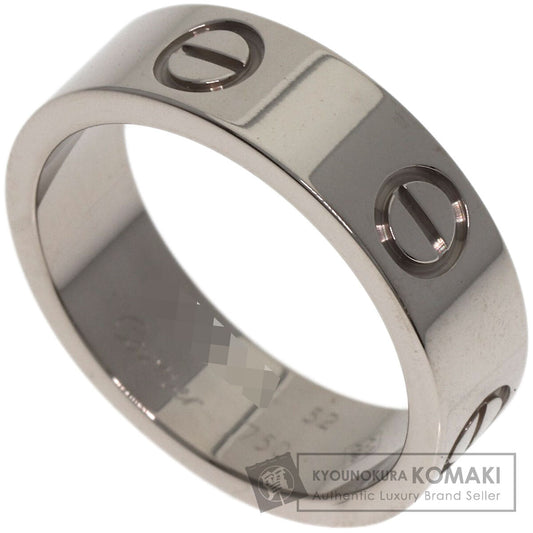 CARTIER love ring #52 Ring K18 White Gold Ladies [Used]