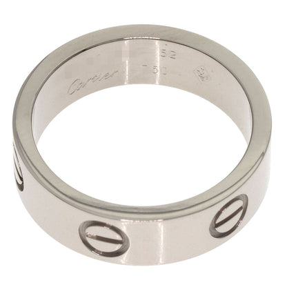 CARTIER love ring #52 Ring K18 White Gold Ladies [Used]