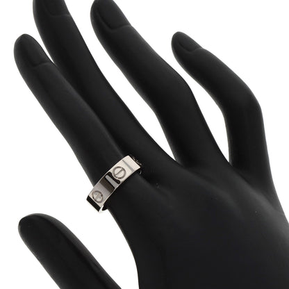 CARTIER love ring #52 Ring K18 White Gold Ladies [Used]