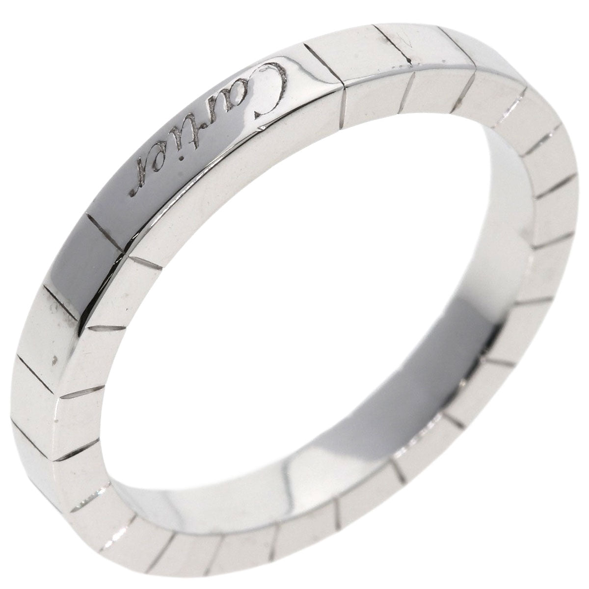 CARTIER Lanier # 60 Ring K18 White Gold Ladies [Used]