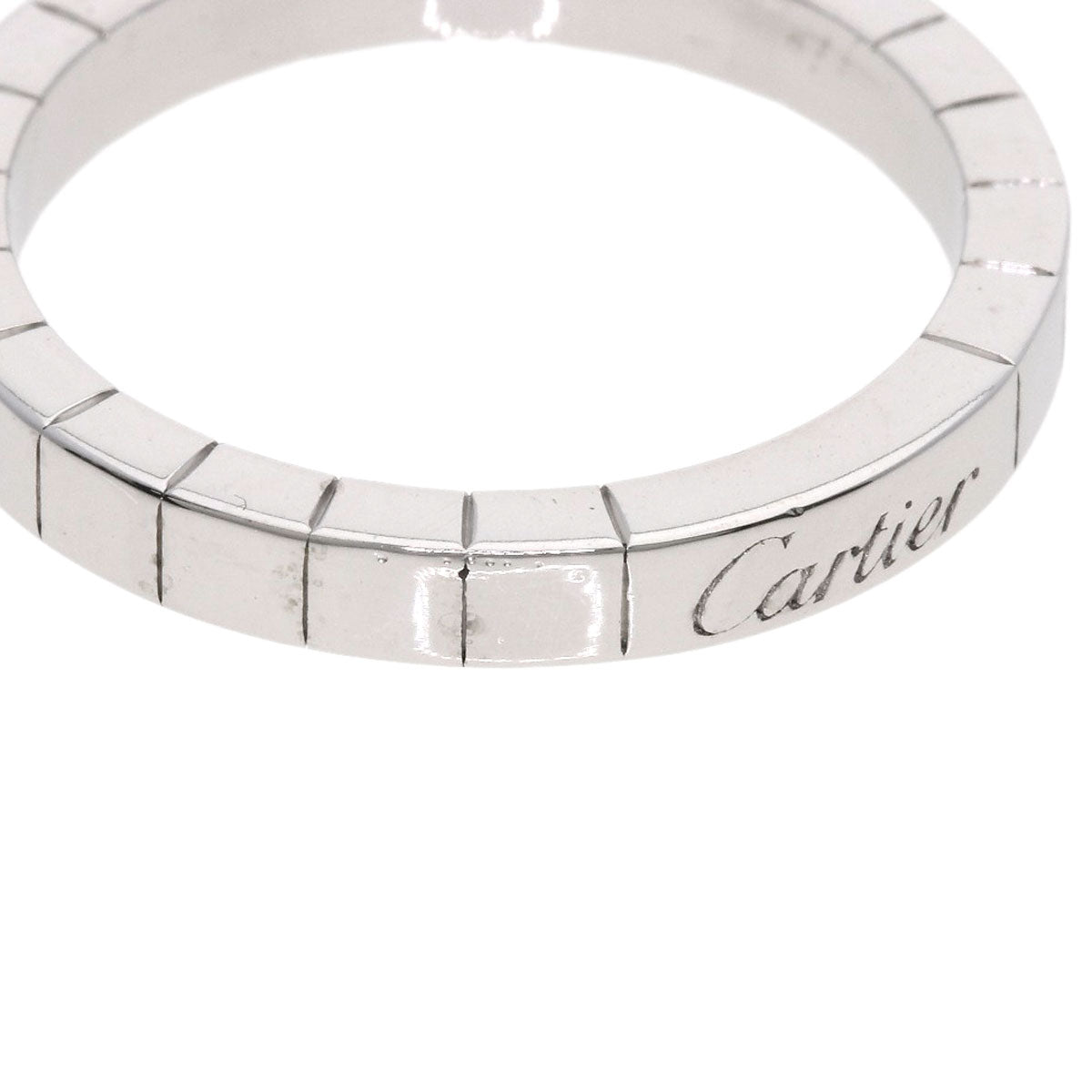 CARTIER Lanier # 60 Ring K18 White Gold Ladies [Used]