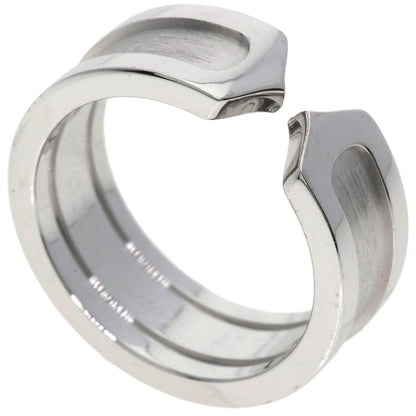 CARTIER C2 ring SM #47 Ring K18 White Gold Ladies [Used]